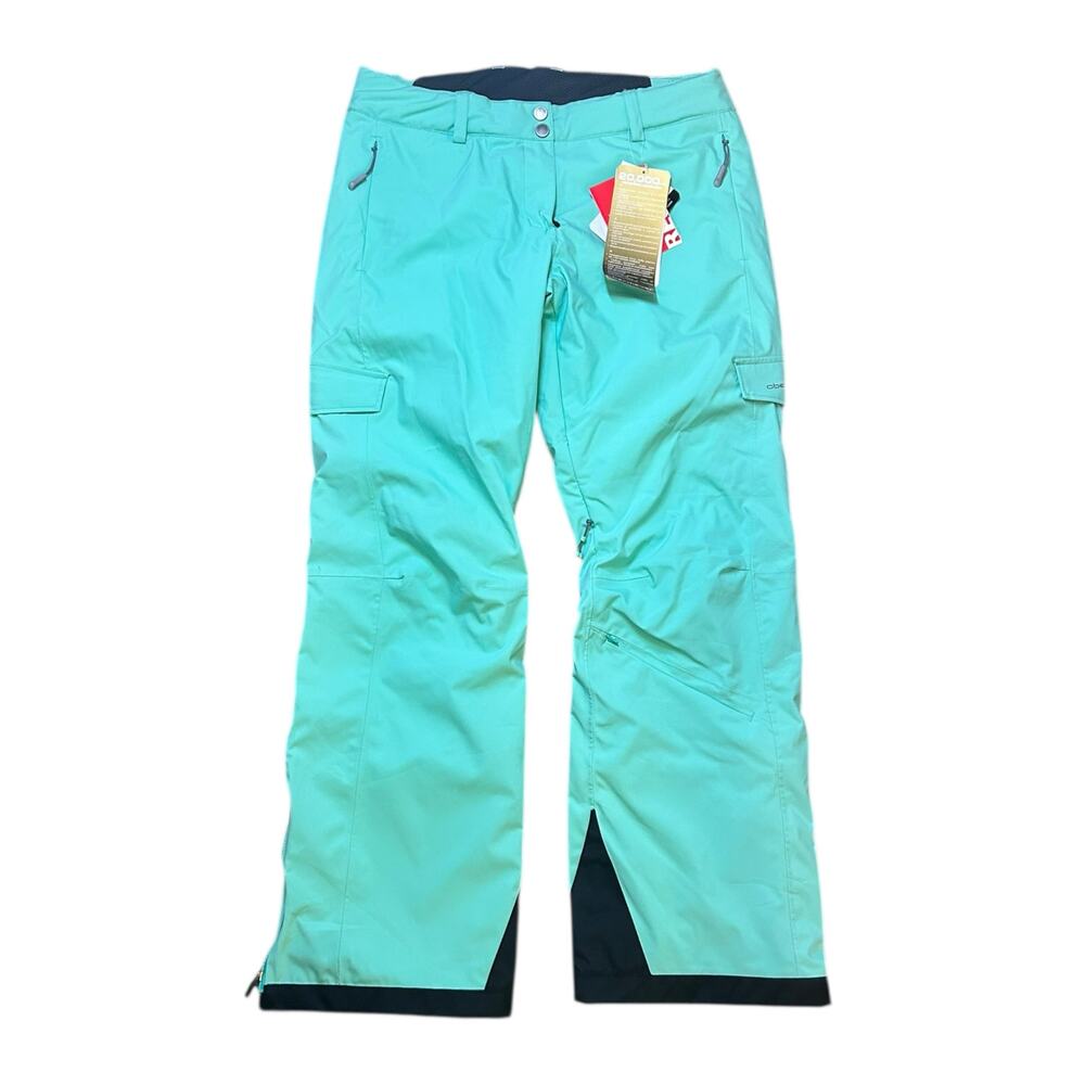 Obermeyer Andorra Women’s Insulated Ski Snow Pants Teal Size 12 NWT